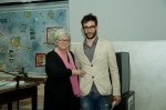 il poeta Mario Faticato con la poetessa M.Lucia del monaco